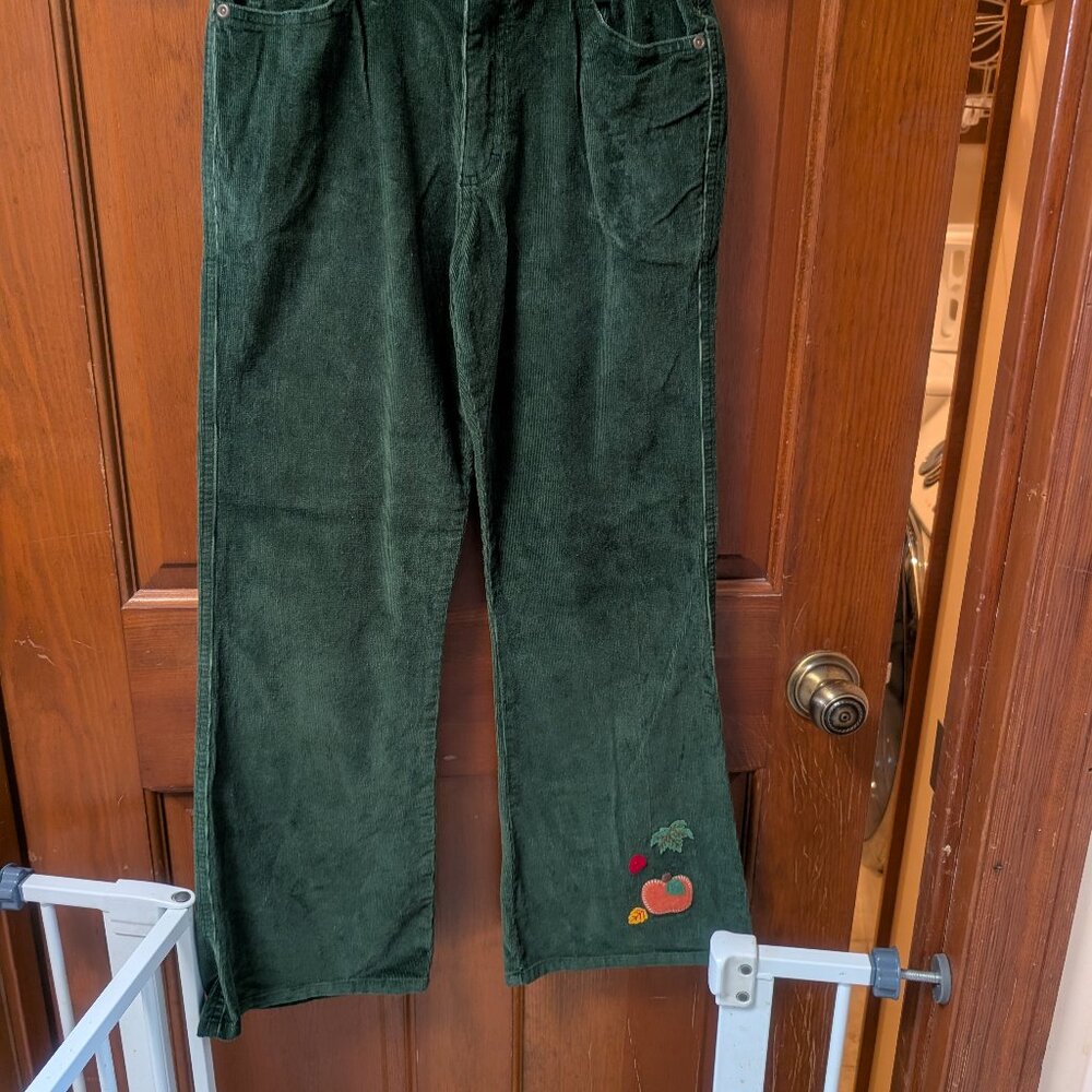 Girls Corduroy Wide-leg Pants, size 12